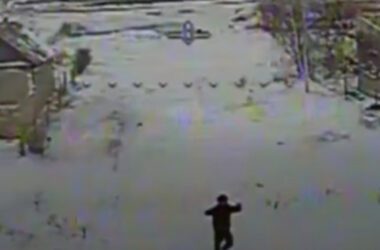 Українські військові за допомогою FPV-дрона захопили в полон російського солдата