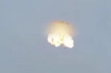 Український пілот на F-16 знищив ворожий “Шахед”: Повітряні сили оприлюднили відео