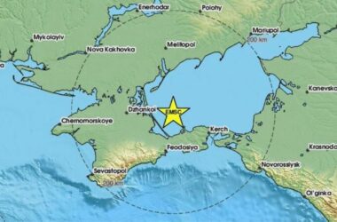 Землетрус магнітудою 5,1 стався в Азовському морі — поштовхи відчували й на Донбасі
