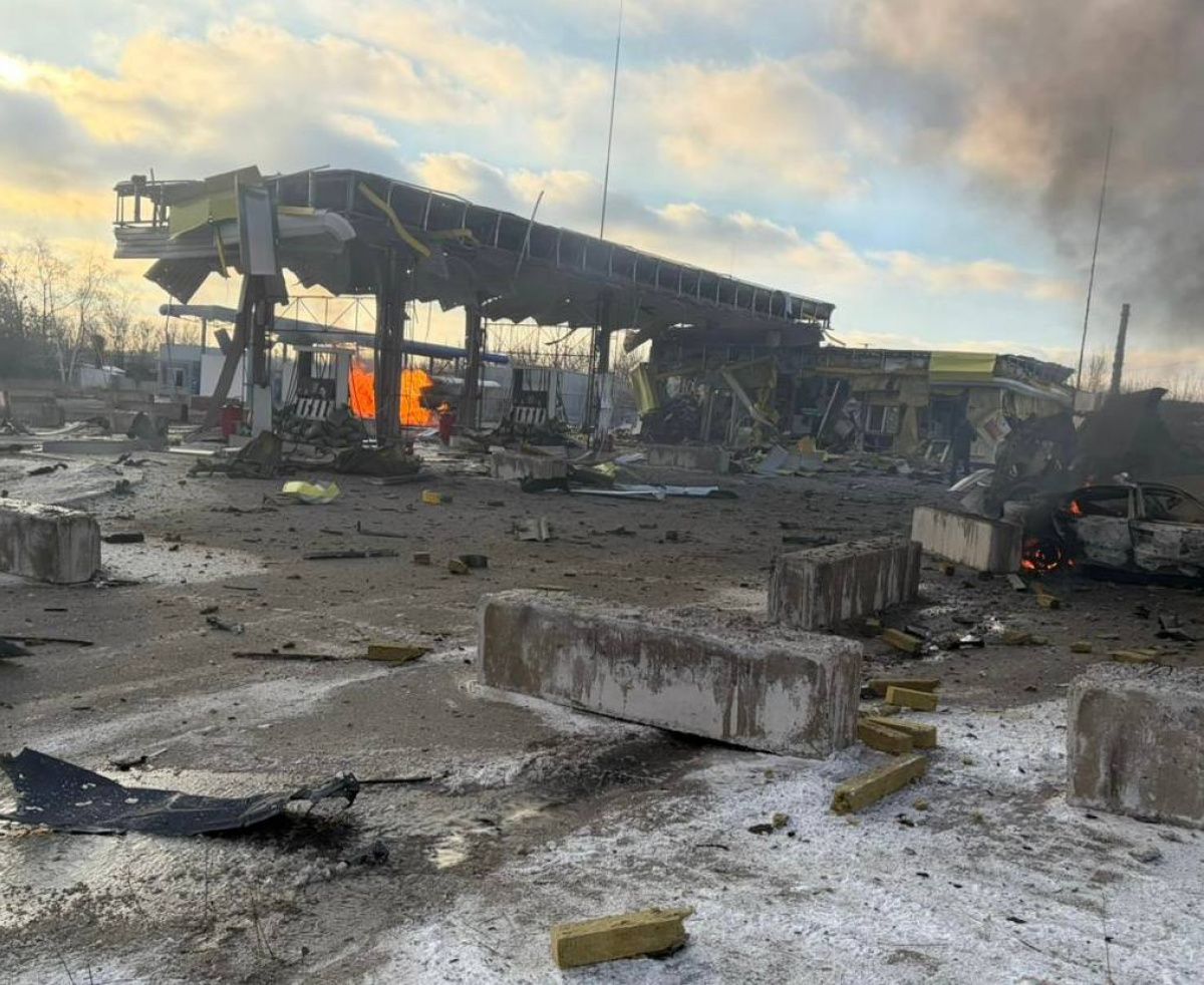 Ворожий дрон атакував АЗС у Краматорську