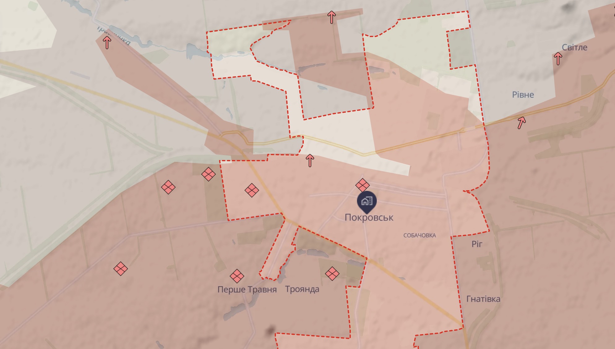 Тривають останні бої за Покровськ і Мирноград &mdash; ворог посилює тиск і контролює логістику, &mdash; DeepState