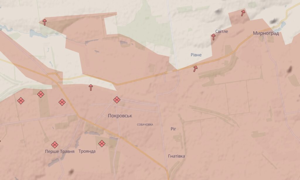 Російські війська просунулися у трьох населених пунктах на Донеччині, &mdash; оновлення DeepState