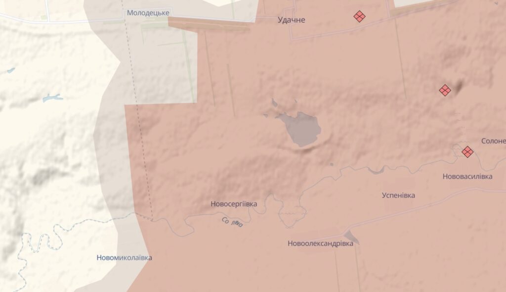 Ворог просунувся біля Новомиколаївки на Донеччині, — DeepState