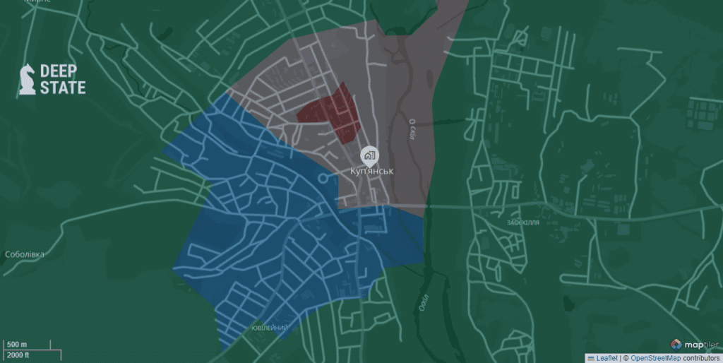 Сили оборони майже повністю зачистили Куп’янськ &mdash; DeepState показали актуальну ситуацію на мапі
