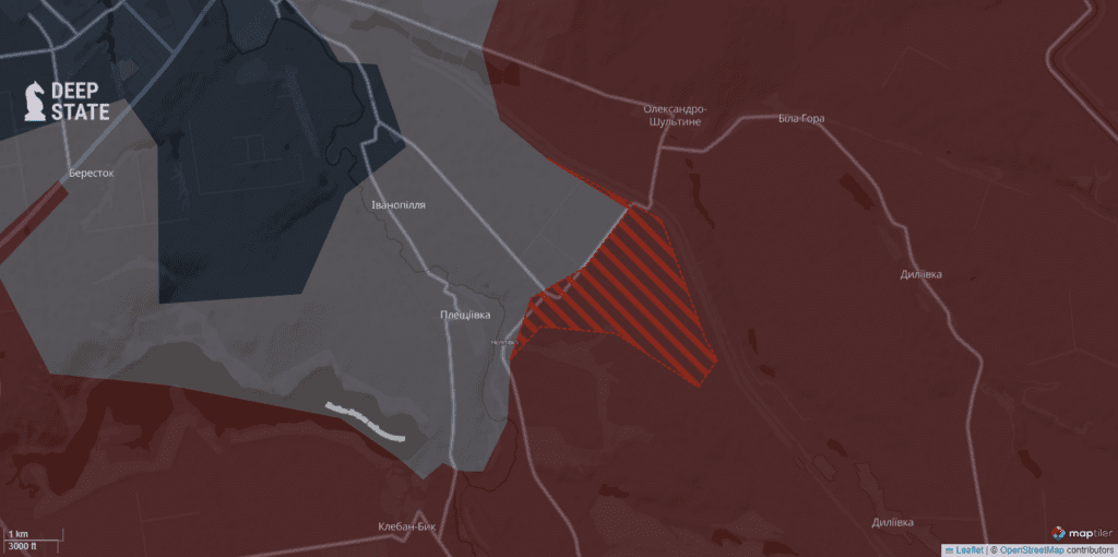 DeepState розповіли про окупацію Никифорівки та просування росіян на Донеччині
