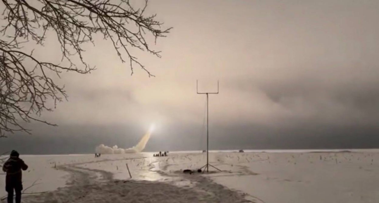 З&rsquo;явилося відео удару ракетою FP-5 “Фламінго” по полігону “Капустін Яр” у Росії