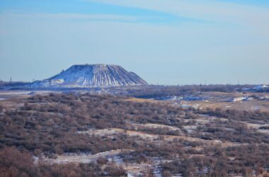 Жителі окупованого Алчевська показали зимові пейзажі навколо міста