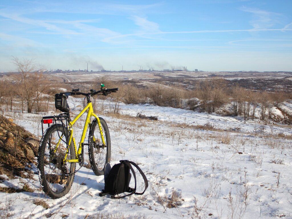 Жителі окупованого Алчевська показали зимові пейзажі навколо міста