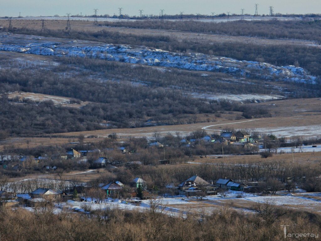 Жителі окупованого Алчевська показали зимові пейзажі навколо міста