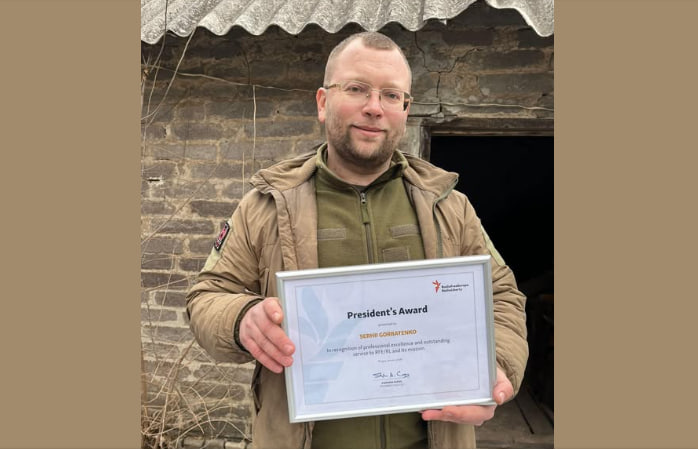 Репортер “Донбас Реалії” Сергій Горбатенко отримав нагороду за професійну майстерність на “Радіо Свобода”