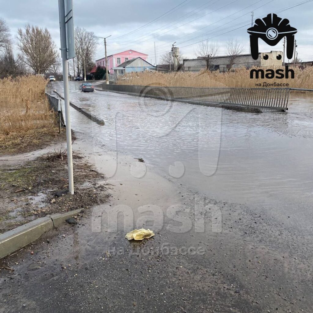 В окупованому Біловодську вода залила вулиці: річка Деркул вийшла з берегів