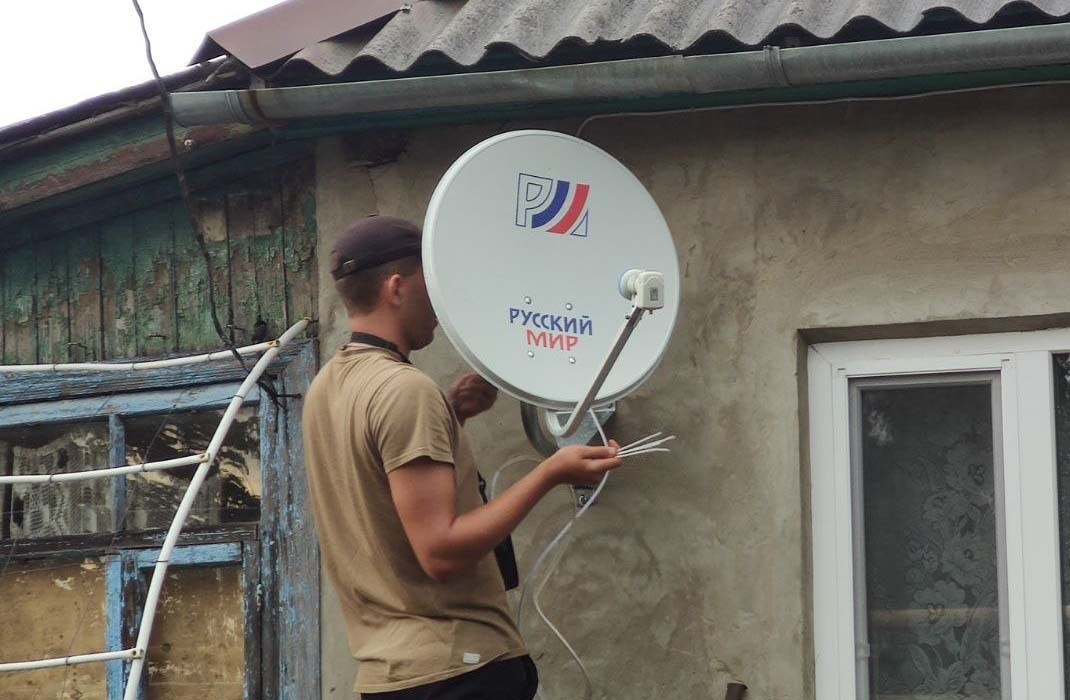 На окупованих територіях не працює “Русский мир”. Кажуть, відновлення мовлення триватиме протягом місяця