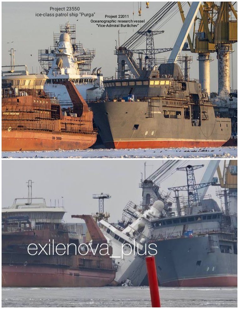 Уночі Сили оборони уразили корабель та об’єкти порту Усть-Луга в Ленінградській області