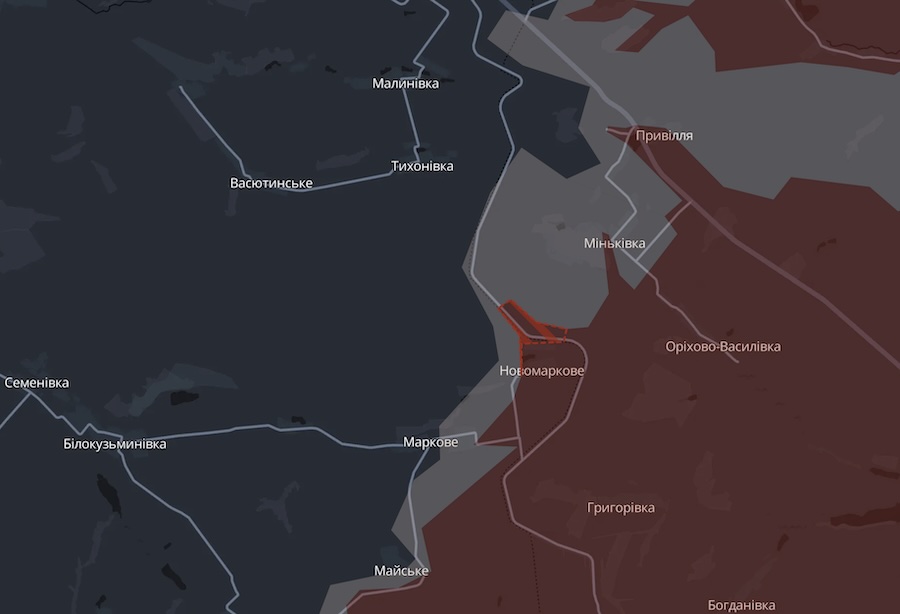 Окупанти просунулися на трьох ділянках фронту в Донецькій області. DeepState показав зміни на мапі