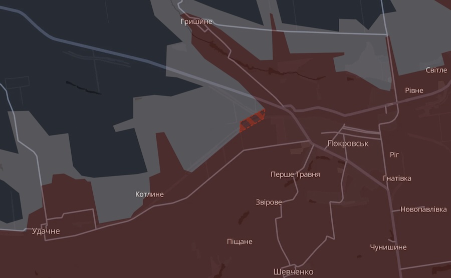 Окупанти просунулися на трьох ділянках фронту в Донецькій області. DeepState показав зміни на мапі