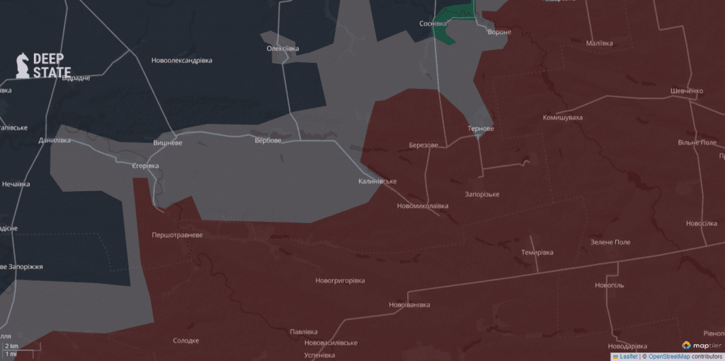Сили оборони відкинули росіян на Дніпропетровщині: DeepState показали оновлену мапу бойових дій