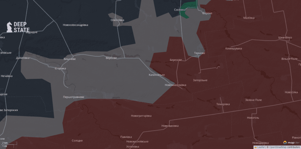 Сили оборони відкинули росіян на Дніпропетровщині: DeepState показали оновлену мапу бойових дій