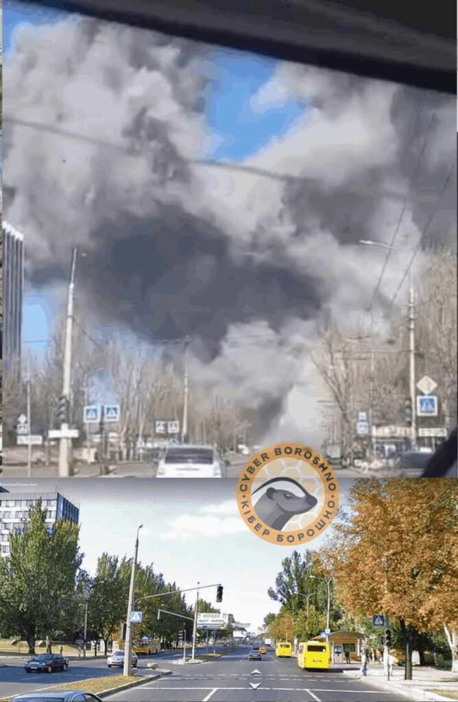 В окупованому Донецьку другий день підряд вибухи. Горить і вибухає склад БПЛА на заводі “Точмаш”