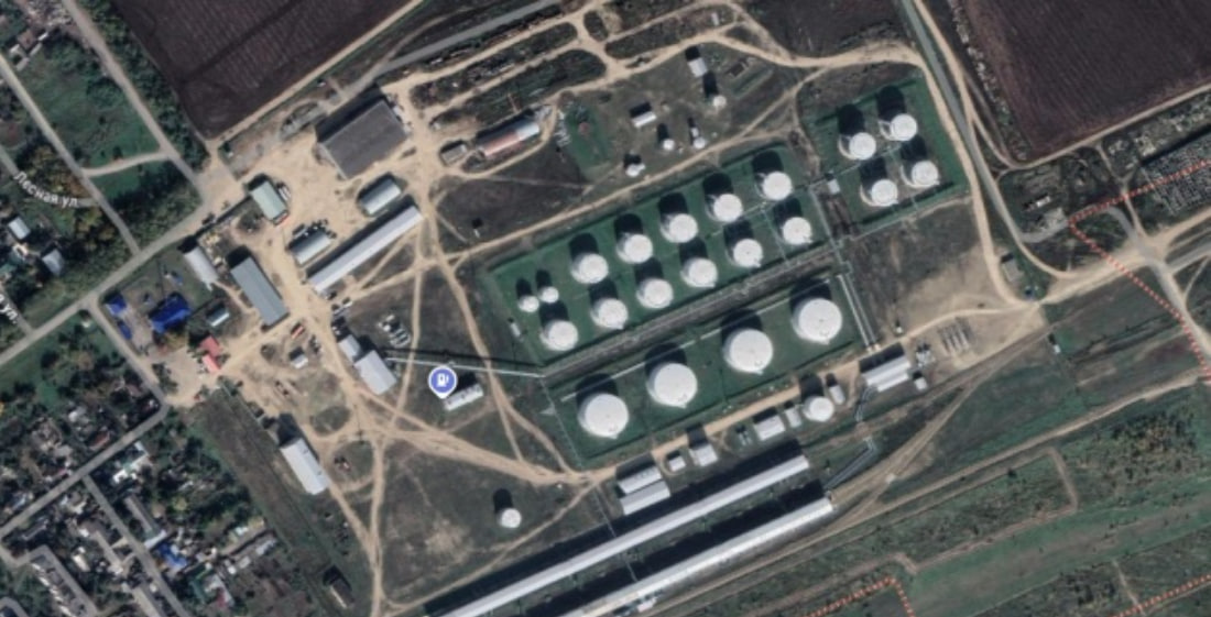 Нафтобаза “Армавір” у Краснодарському краї зазнала удару українських безпілотників