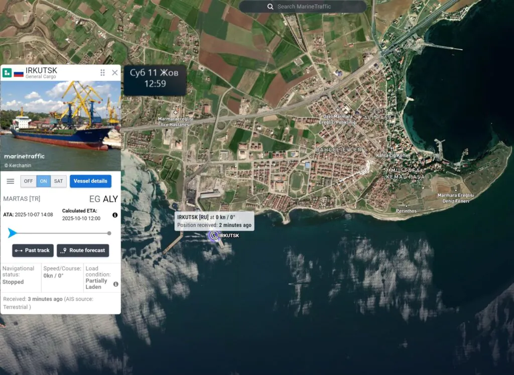 З окупованого Маріуполя до Туреччини переправили викрадене українське зерно