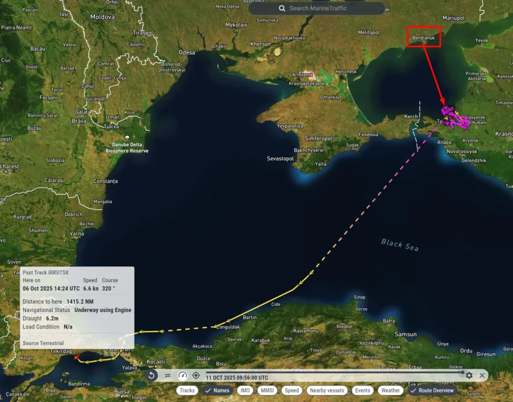 З окупованого Маріуполя до Туреччини переправили викрадене українське зерно